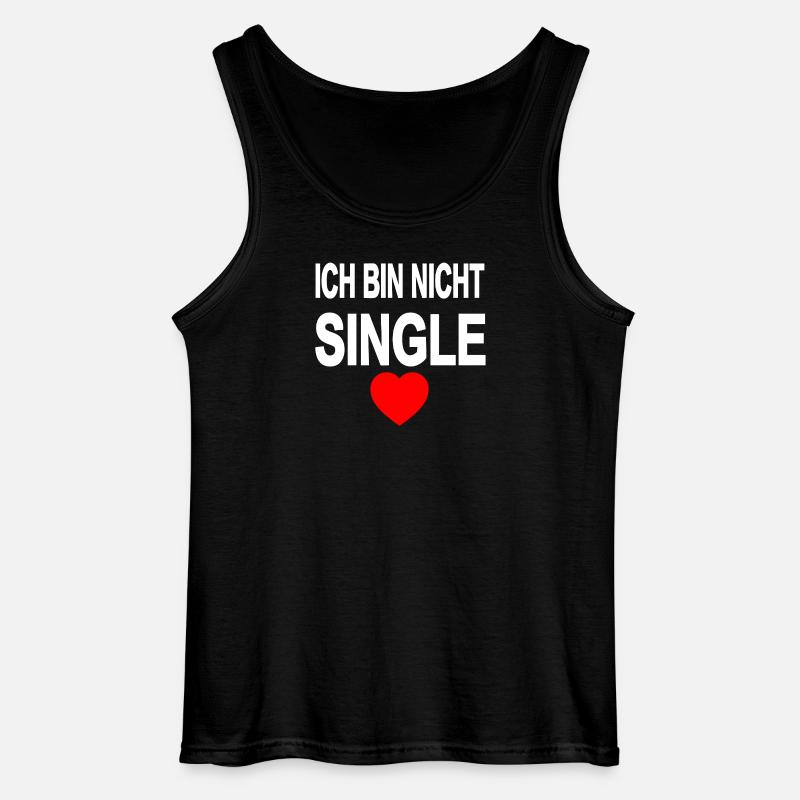 Single - Gildan Männer Tank Top - Schwarz
