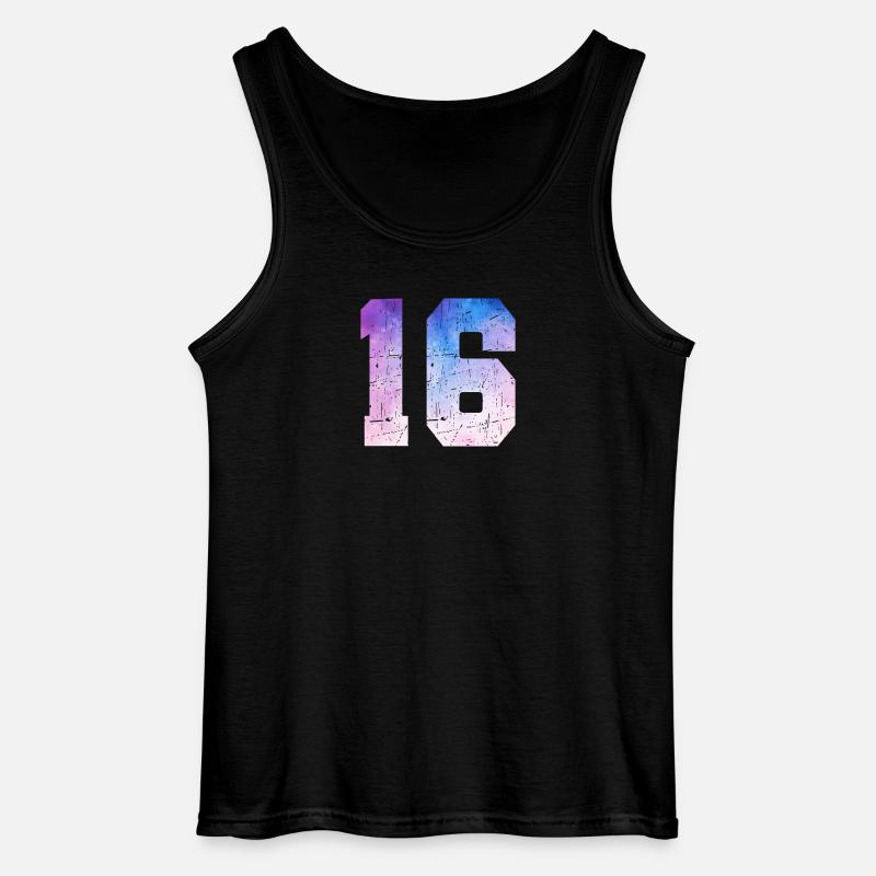 Ausgabe 16 – 16. Jubiläumsgeschenk - Gildan Männer Tank Top - Schwarz
