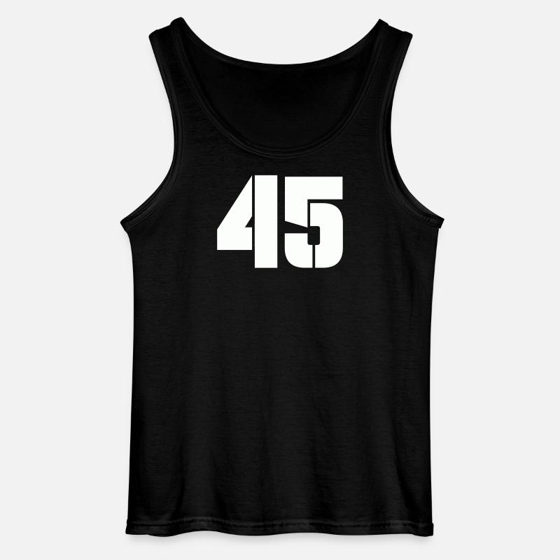 45 - Gildan Männer Tank Top - Schwarz