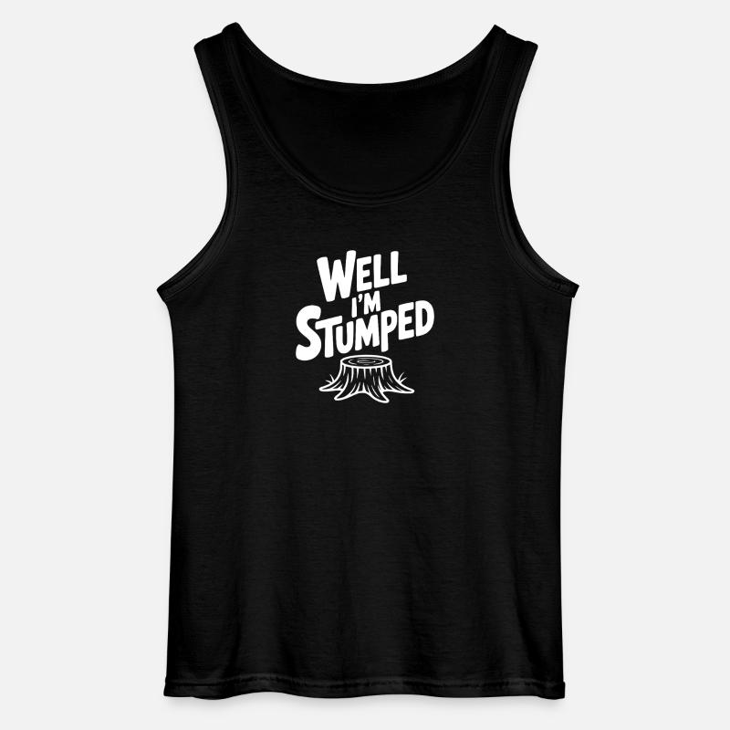 Nun, ich bin ratlos - Gildan Männer Tank Top - Schwarz