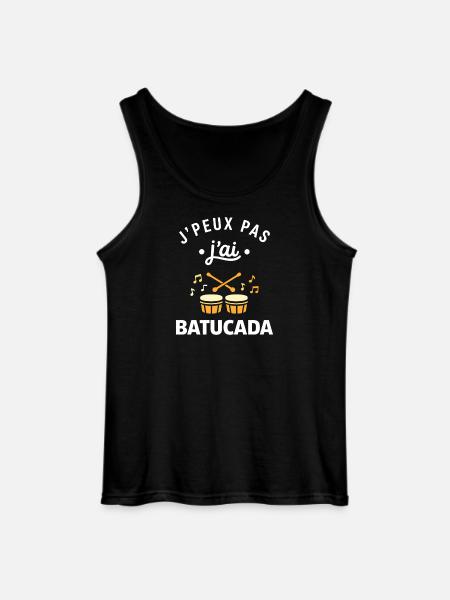 J'peux pas j'ai Batucada - Débardeur Gildan Homme - noir