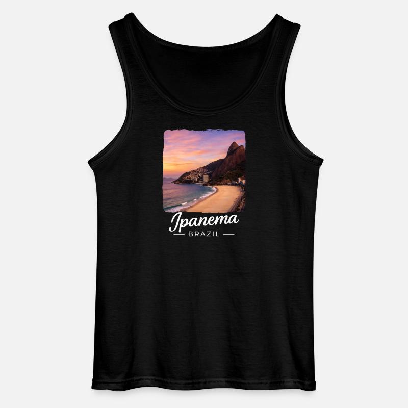 Ipanema Brasilien - Gildan Männer Tank Top - Schwarz