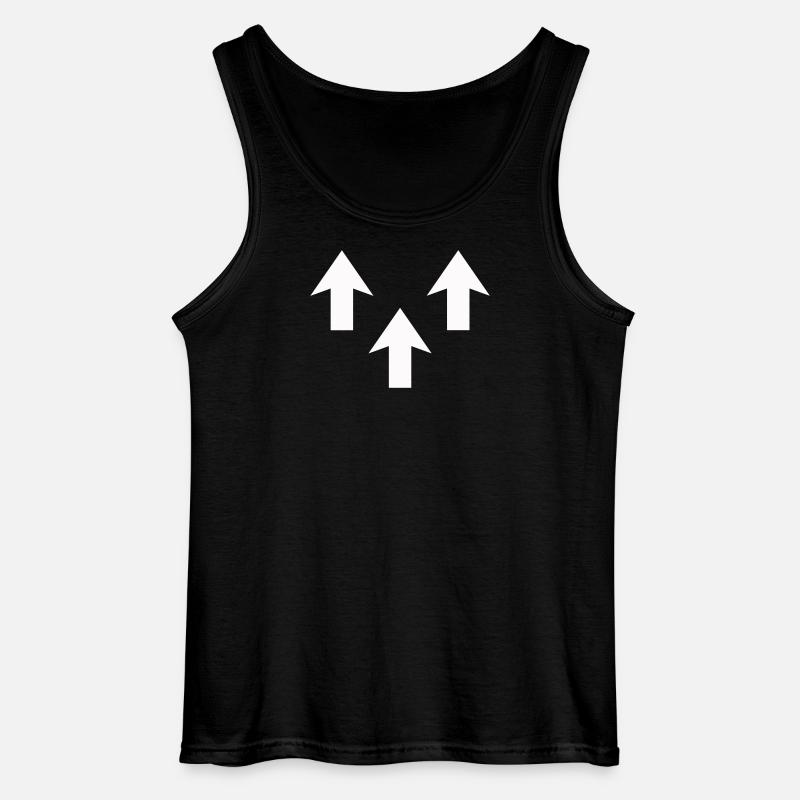 Pfeile - Gildan Männer Tank Top - Schwarz