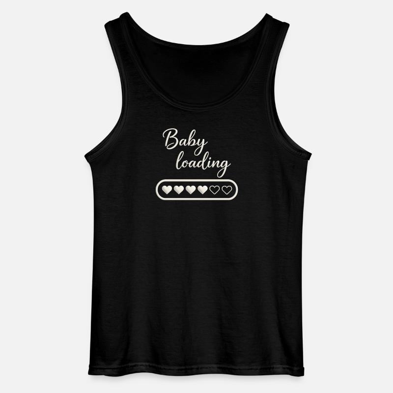 Baby loading - Gildan Männer Tank Top - Schwarz