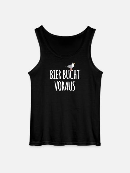 Bier Bucht Seefahrer Kneipe - Gildan Männer Tank Top - Schwarz