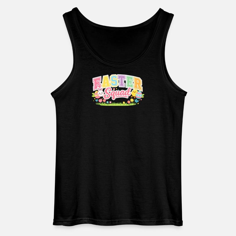 Easter Squad Egg Hunt - Gildan Men’s Tank Top - black