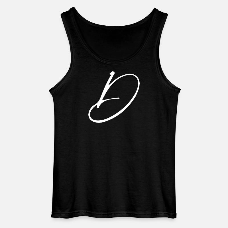 D - Gildan Männer Tank Top - Schwarz