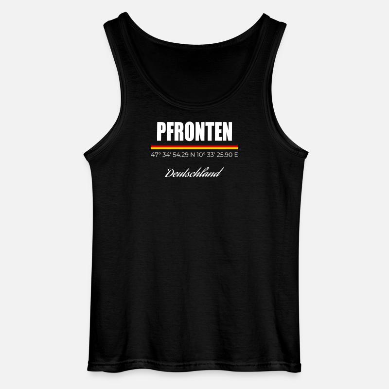 Pfronten - Gildan Männer Tank Top - Schwarz