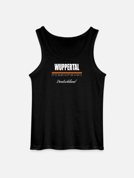 Wuppertal - Gildan Männer Tank Top - Schwarz