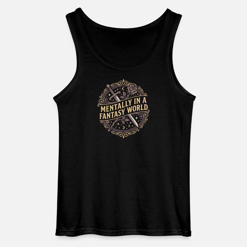 Romantasy Fantasy Romance Booktok Spicy Reader - Gildan Männer Tank Top - Schwarz