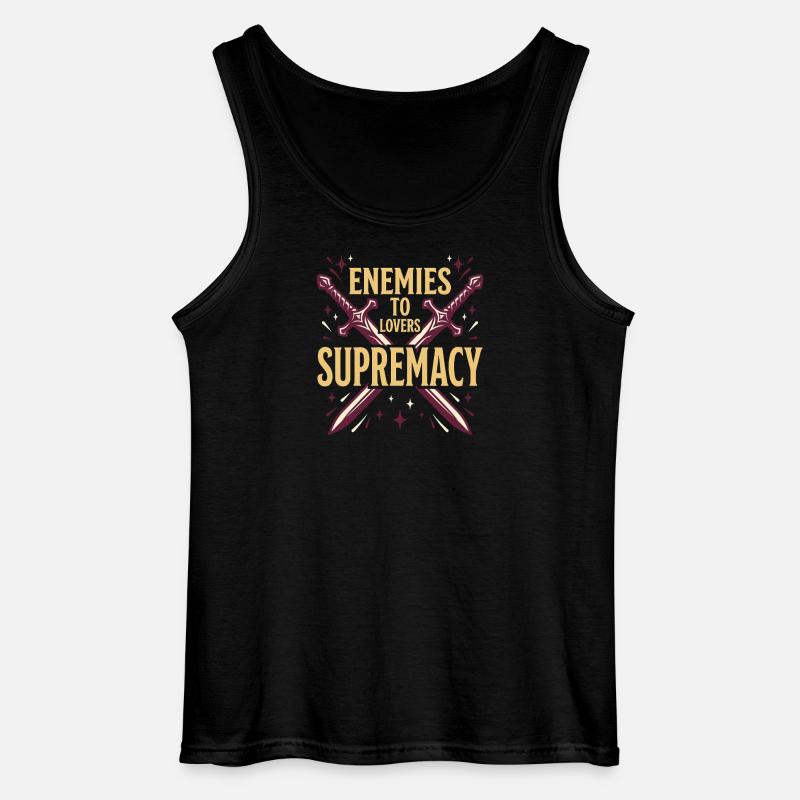 Romantasy Fantasy Romance Booktok Spicy Reader - Gildan Männer Tank Top - Schwarz