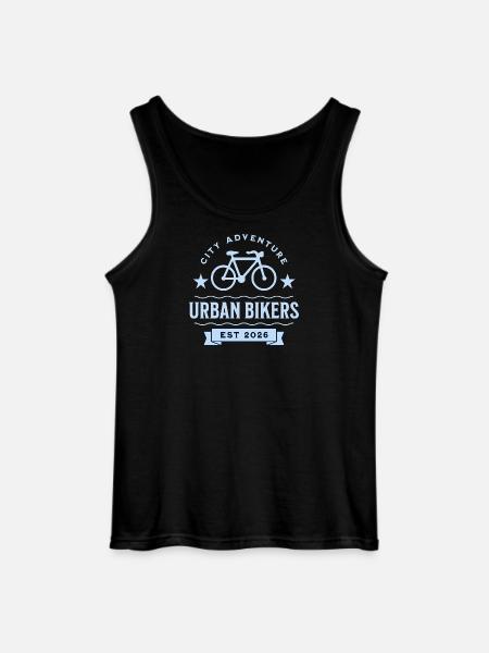Urban Bikers geschaffen 2026 - Gildan Männer Tank Top - Schwarz