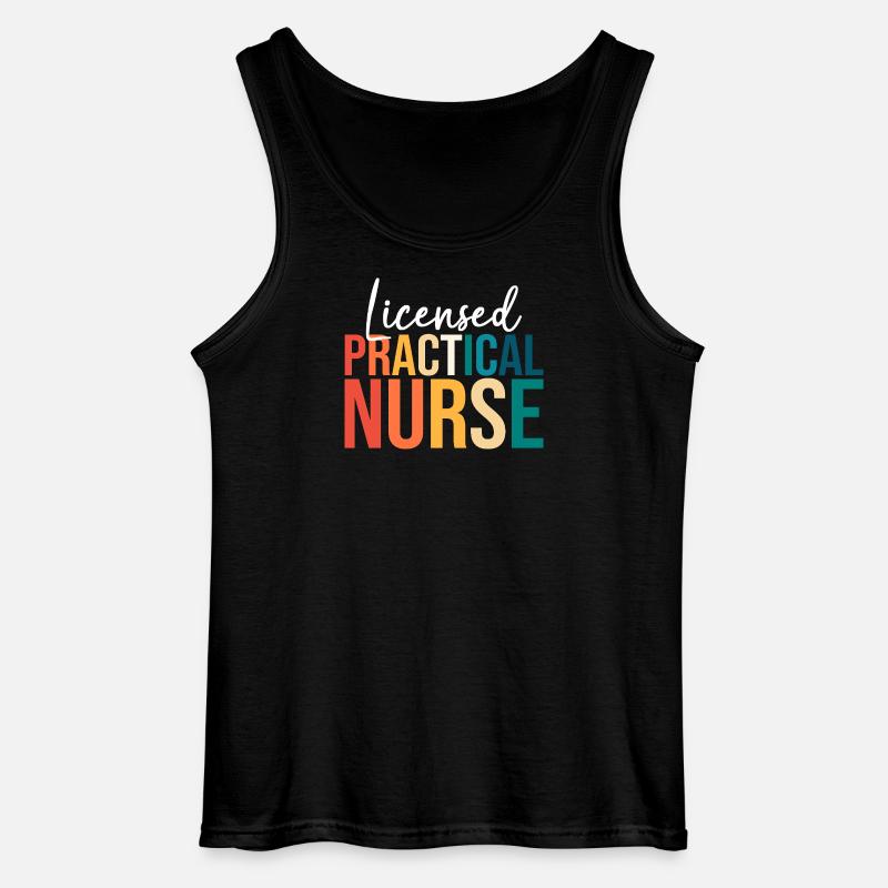 Krankenpfleger Krankenpflegerin Krankenschwester - Gildan Männer Tank Top - Schwarz