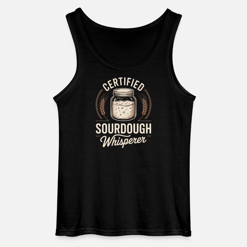 Zertifizierter Sauerteigflüsterer - Gildan Männer Tank Top - Schwarz