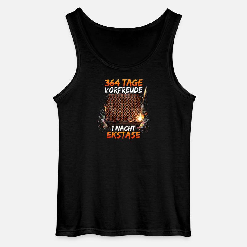 Pyro Feuerwerk Kalender - Gildan Männer Tank Top - Schwarz