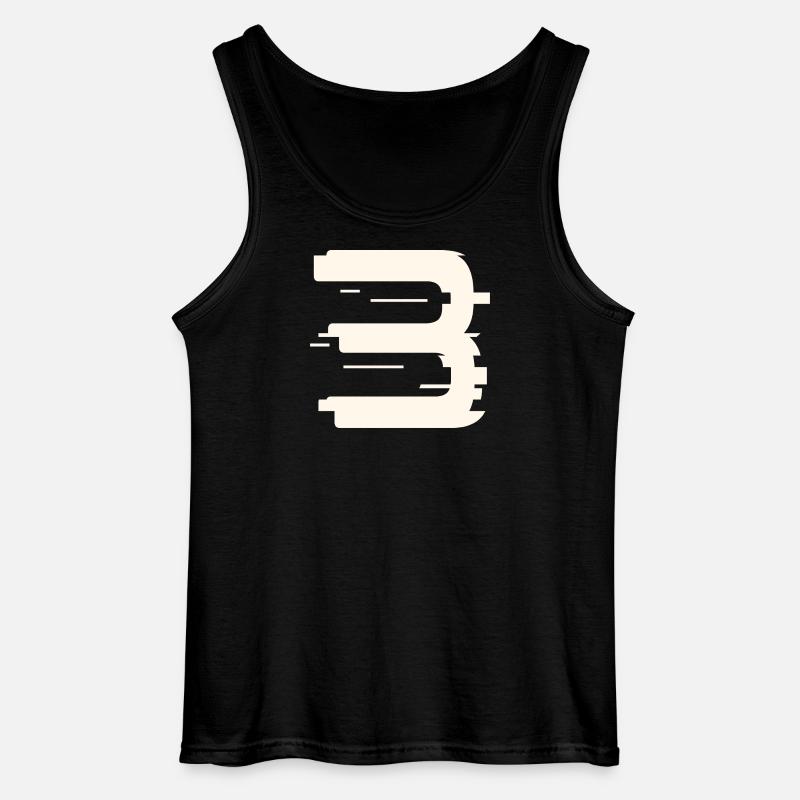 3 - Gildan Männer Tank Top - Schwarz