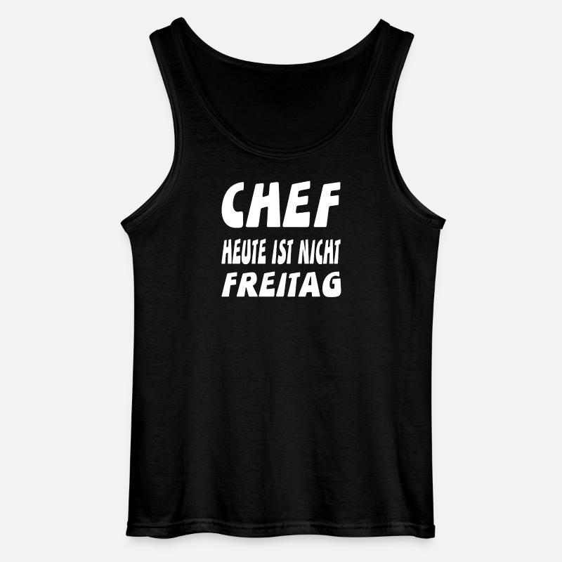 Chef - Gildan Männer Tank Top - Schwarz