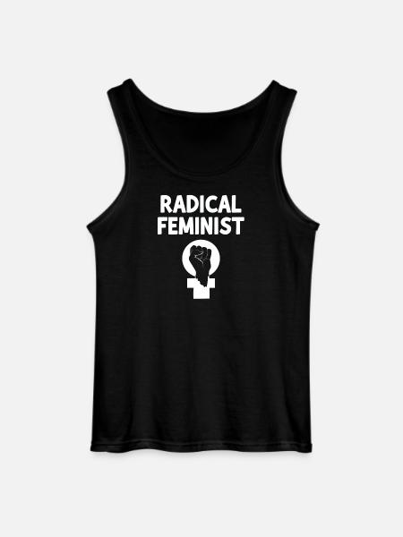 Radical Feminist - Gildan Men’s Tank Top - black