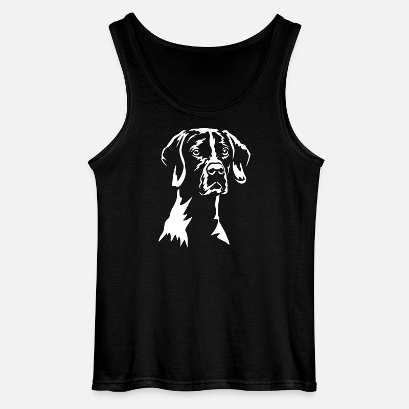 English Pointer "Black Edition" - Gildan Männer Tank Top - Schwarz