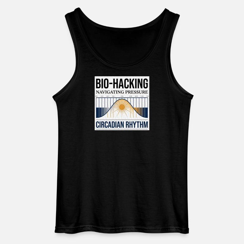 Bio Hacking - Gildan Männer Tank Top - Schwarz