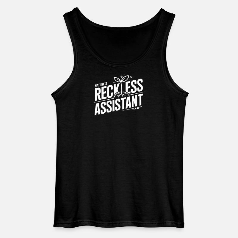 Der rücksichtslose Assistent der Natur - Gildan Männer Tank Top - Schwarz