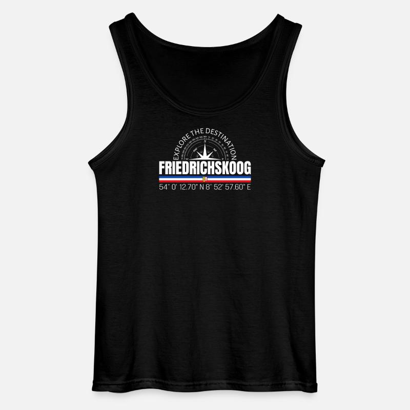 Friedrichskoog - Gildan Männer Tank Top - Schwarz