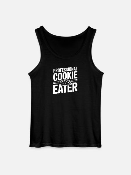 Professional Cookie Eater - Gildan Men’s Tank Top - black
