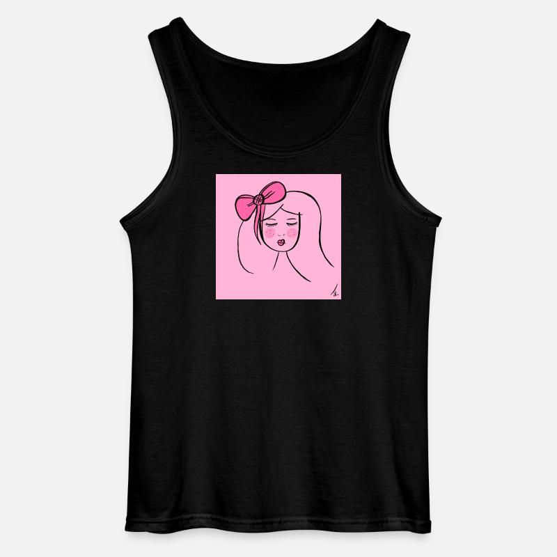 Mädchen Pink - Gildan Männer Tank Top - Schwarz