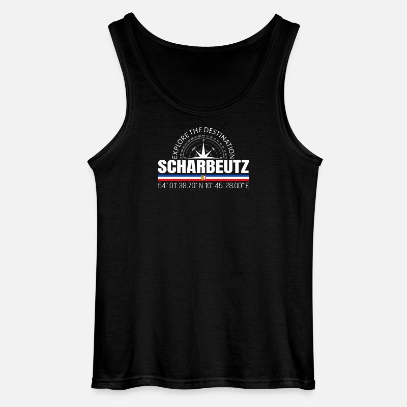 Scharbeutz - Gildan Männer Tank Top - Schwarz