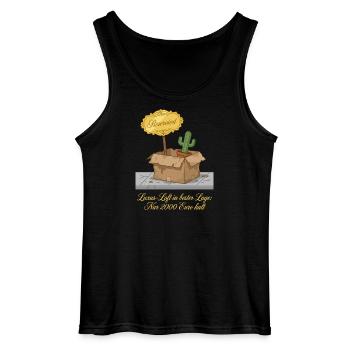 Luxus Loft In Bester Lage 2000€ Miete - Gildan Männer Tank Top - Schwarz - Vorne - AI Model Male 185 dark (185cm)