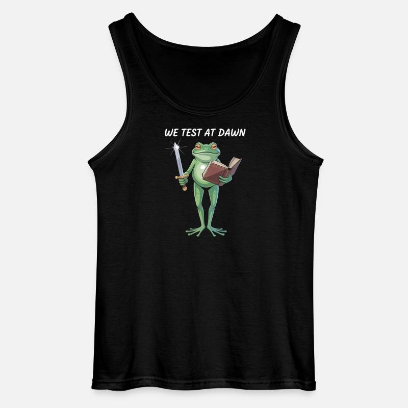 Dawnbound Frog Warrior - Gildan Men’s Tank Top - black