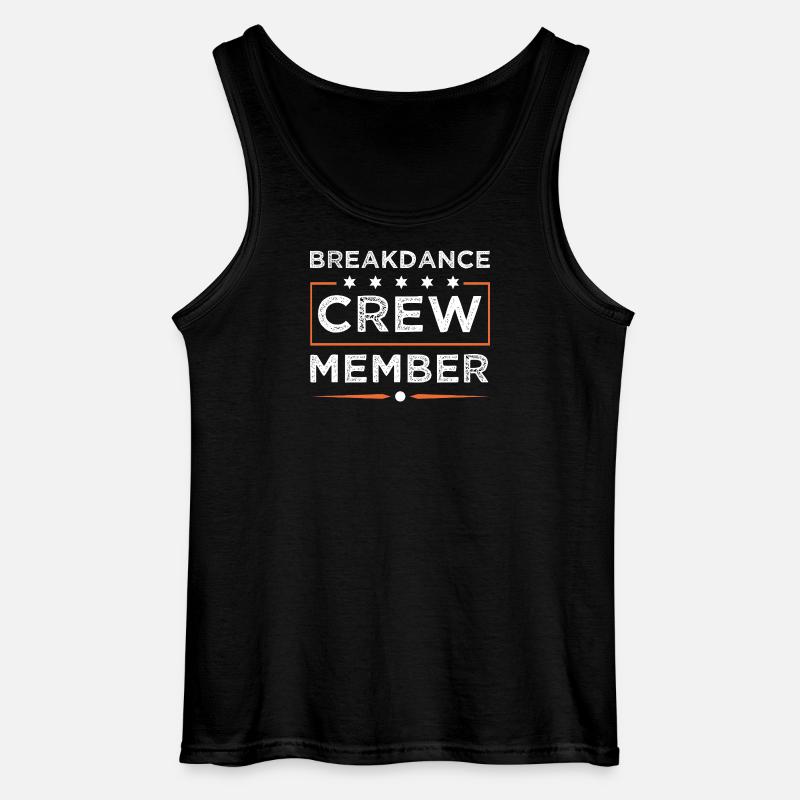 Breakdance Crew - Gildan Männer Tank Top - Schwarz