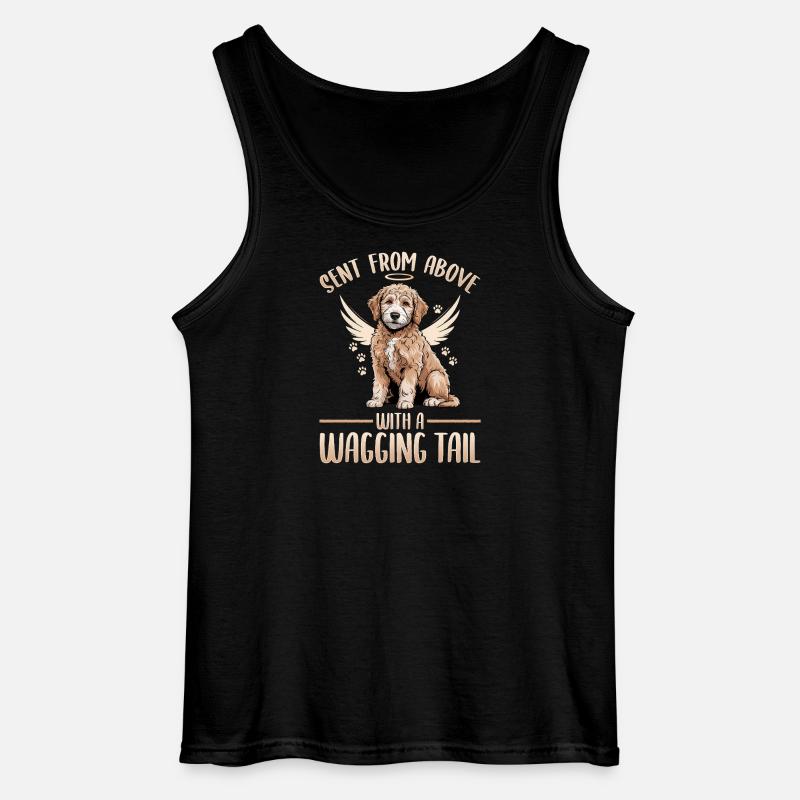 Goldendoodle Dog Breed - Gildan Männer Tank Top - Schwarz