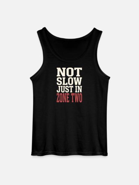 Zone 2 Training Herzfrequenztraining Einfaches - Gildan Männer Tank Top - Schwarz