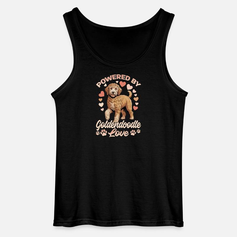 Goldendoodle Dog Breed - Gildan Männer Tank Top - Schwarz