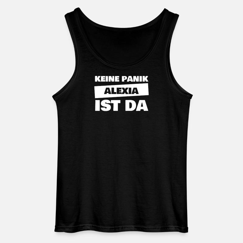 Alexia als Name - Gildan Männer Tank Top - Schwarz