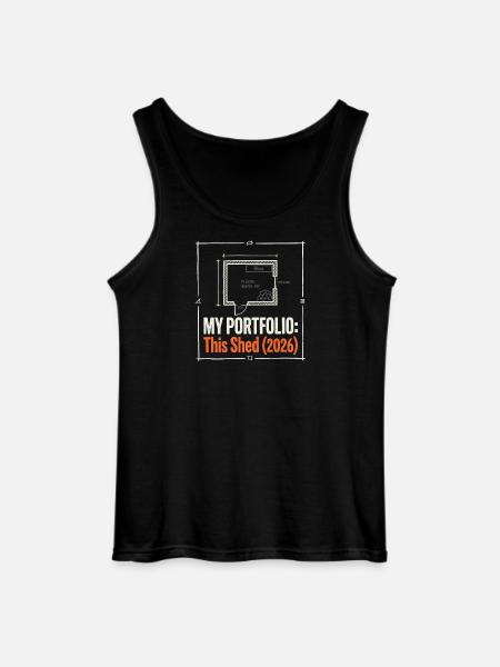 My Portfolio - Gildan Männer Tank Top - Schwarz