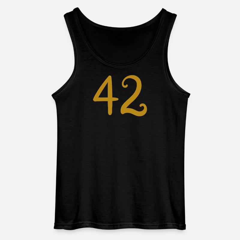 42 - Gildan Männer Tank Top - Schwarz