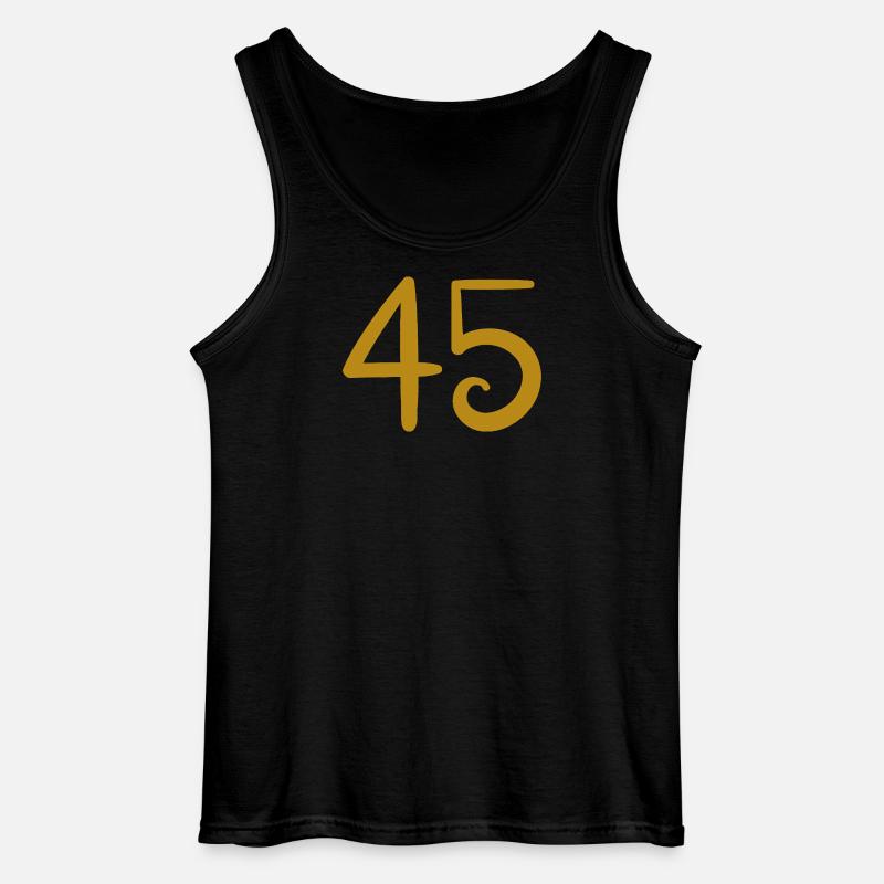 45 - Gildan Männer Tank Top - Schwarz