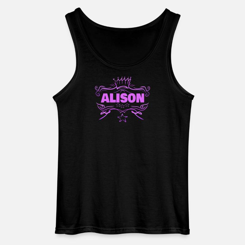 Frau Alison - Gildan Männer Tank Top - Schwarz