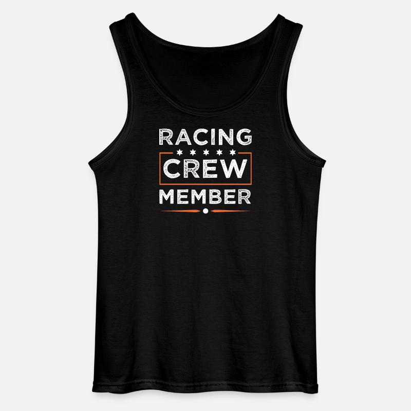 Racing Crew - Gildan Männer Tank Top - Schwarz