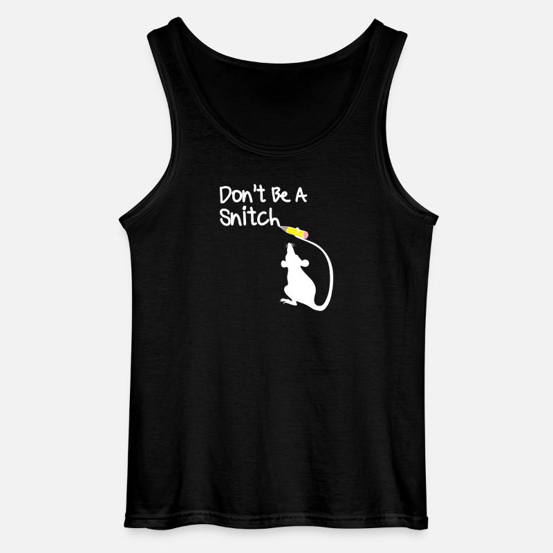 Sei keine Schnatzmaus - Gildan Männer Tank Top - Schwarz