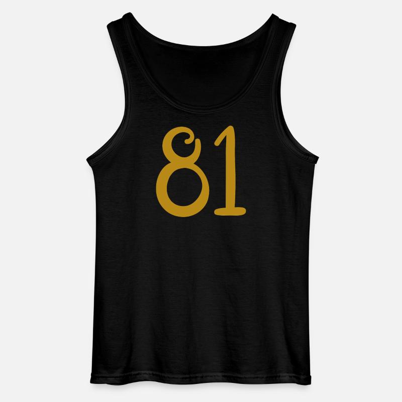 81 - Gildan Men’s Tank Top - black