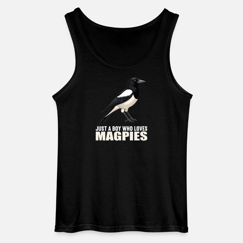 Elstern Elster - Gildan Männer Tank Top - Schwarz