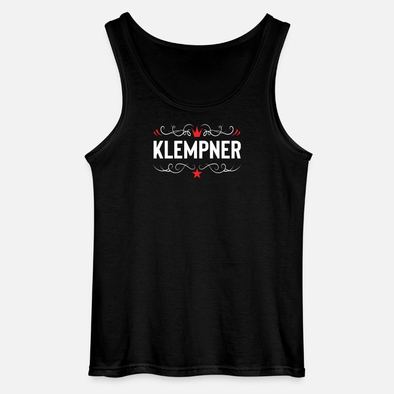 Klempner Beruf - Gildan Männer Tank Top - Schwarz