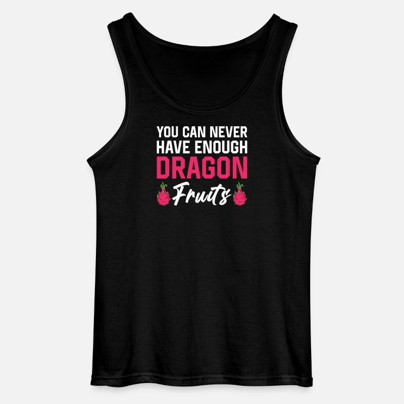 Drachenfrucht Powerprints - Gildan Männer Tank Top - Schwarz
