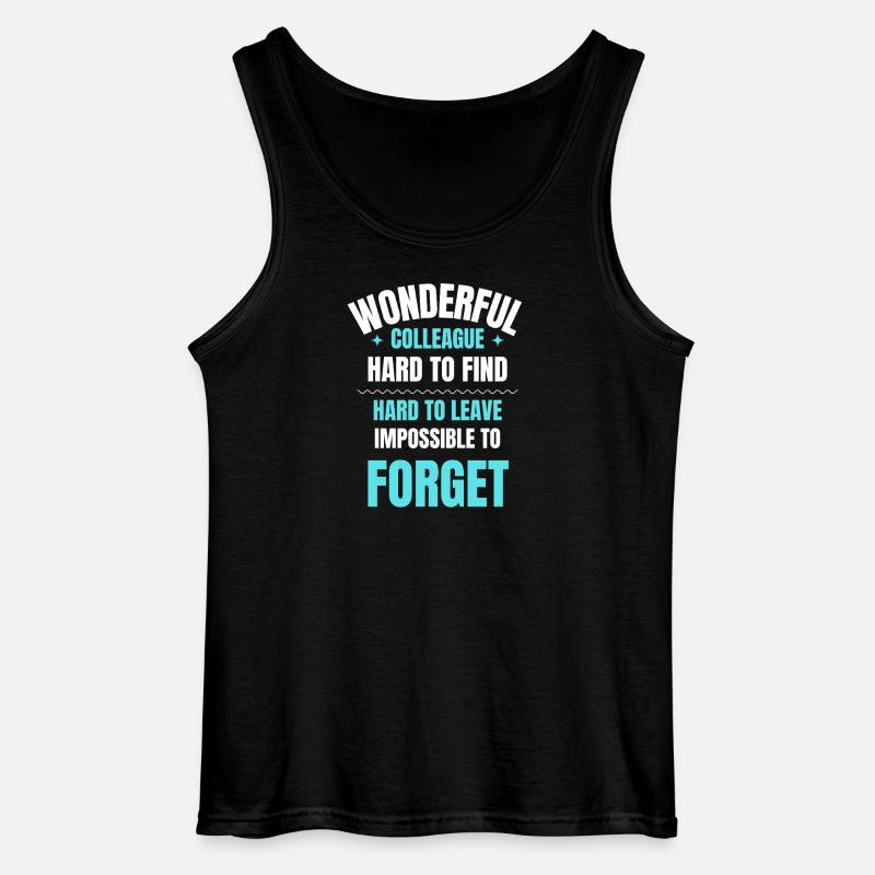 Wunderbares Kollegengeschenk - Gildan Männer Tank Top - Schwarz