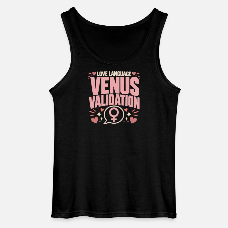 Venus-zeichen Venus-astrologie - Gildan Männer Tank Top - Schwarz