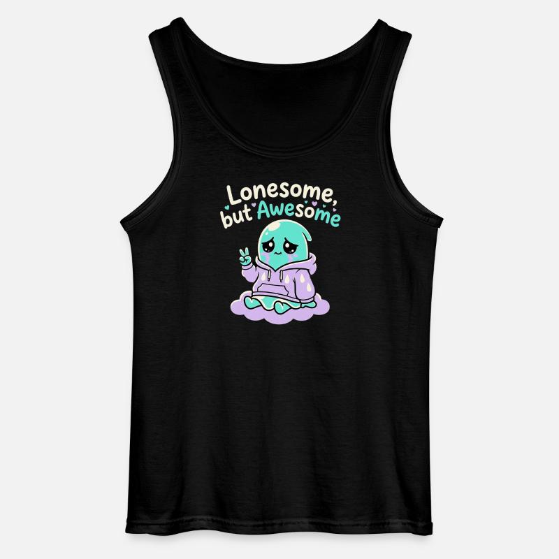 Lonesome Ghost - Gildan Männer Tank Top - Schwarz