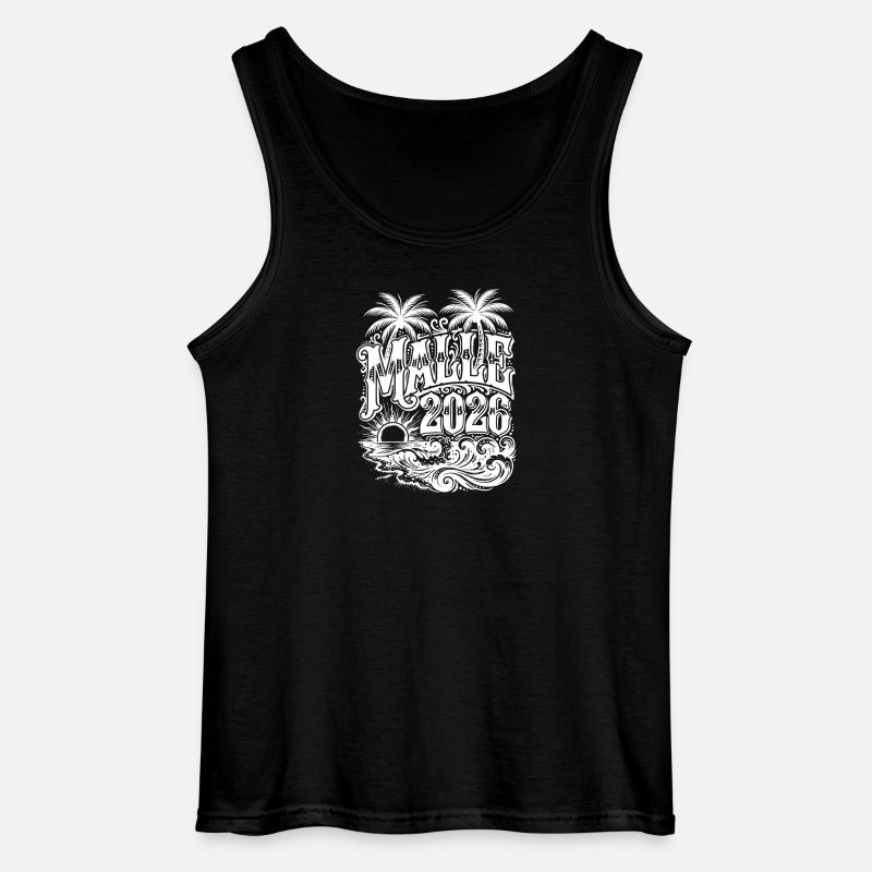 Malle 2026 - Gildan Männer Tank Top - Schwarz